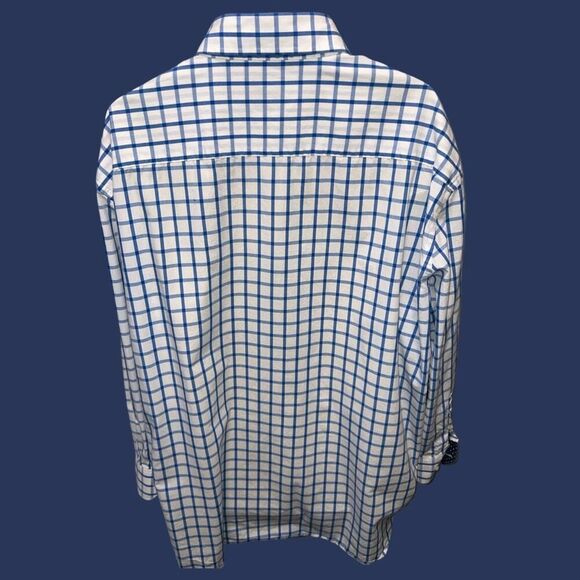 Big & Tall TailorBryd Big Check Long Sleeve Button Up Shirt Size 3X #42 - Picture 4 of 9
